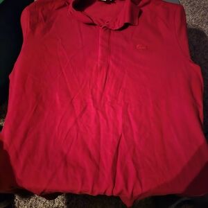 Lacoste Bold Red Polo Shirt